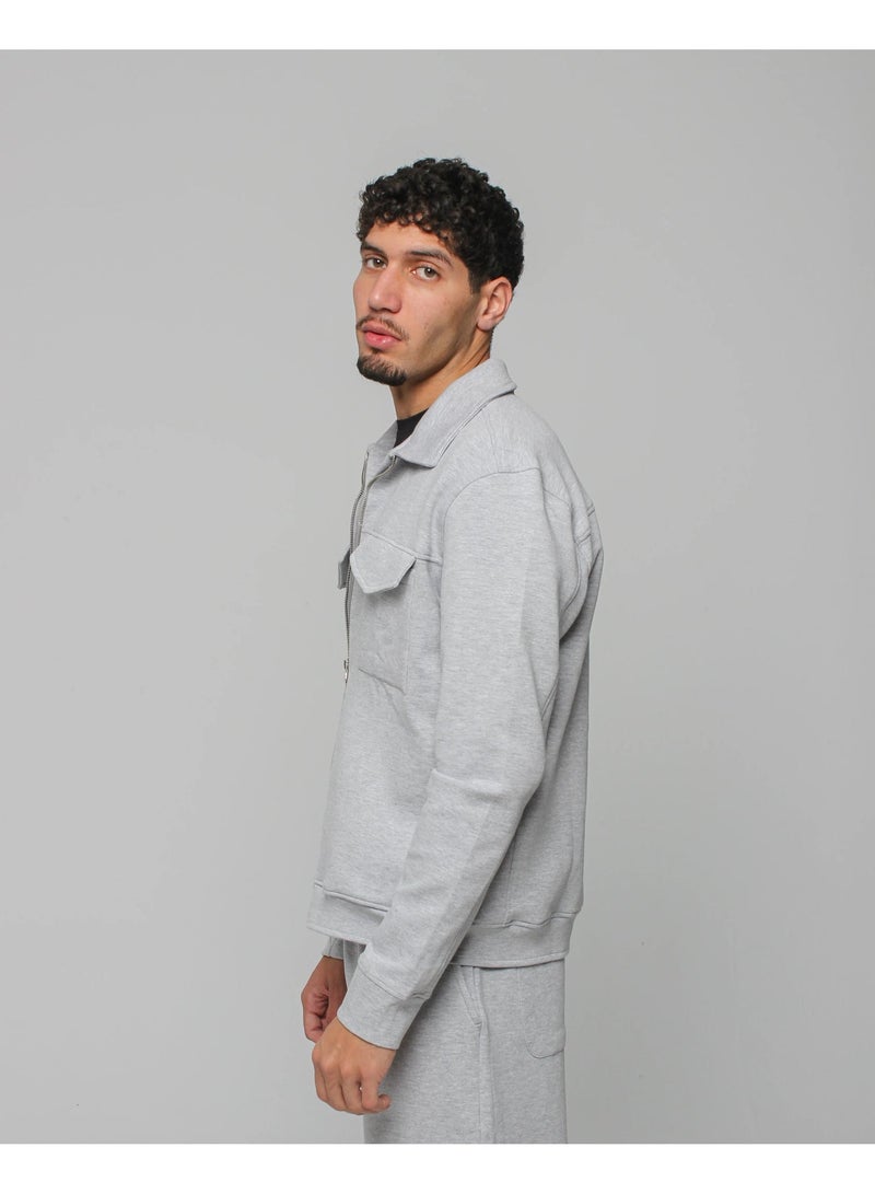 Basic Look Men Scuba Jacket - Image 4